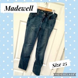 Madewell Size 25 Rail Straight Jeans